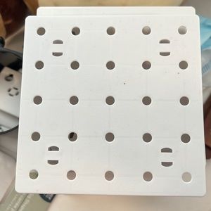white and black pegboard set